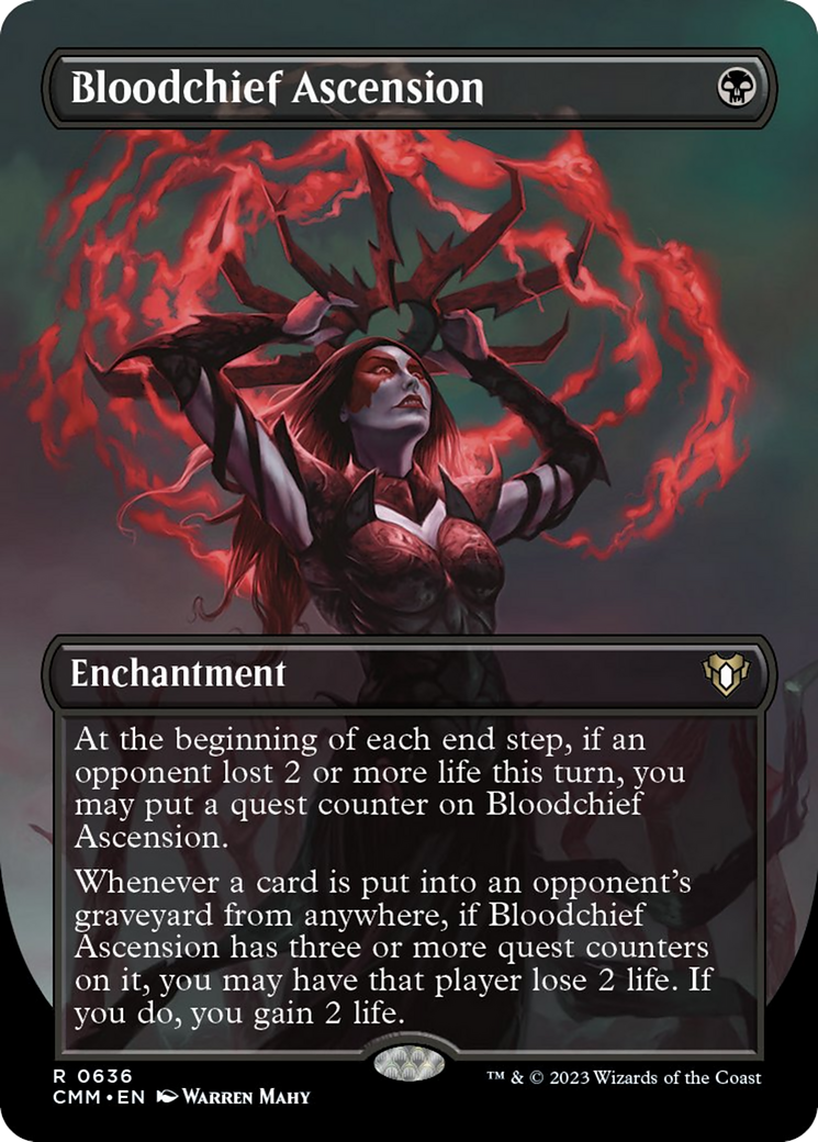 Bloodchief Ascension (Borderless Alternate Art) [Commander Masters] | Grognard Games