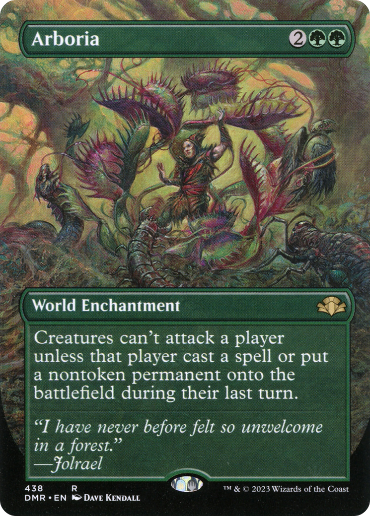 Arboria (Borderless Alternate Art) [Dominaria Remastered] | Grognard Games