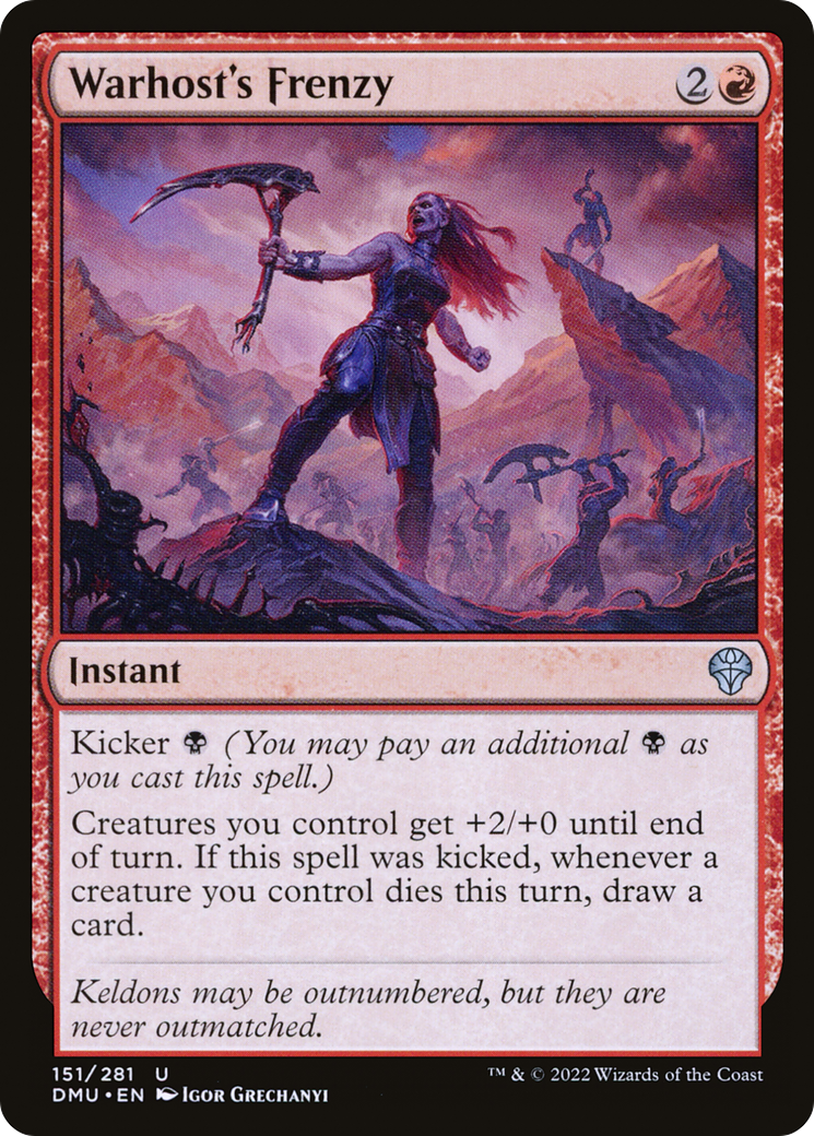 Warhost's Frenzy [Dominaria United] | Grognard Games