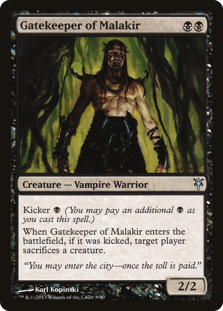 Gatekeeper of Malakir [Duel Decks: Sorin vs. Tibalt] | Grognard Games