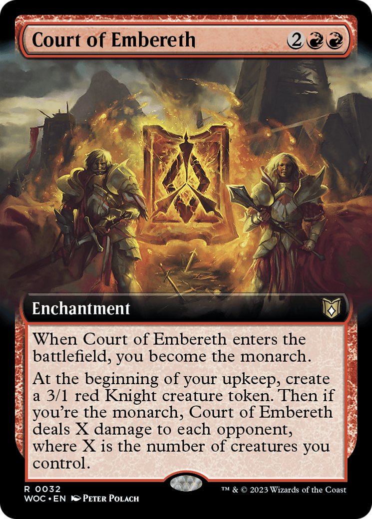 Court of Embereth (Extended Art) [Wilds of Eldraine Commander] | Grognard Games