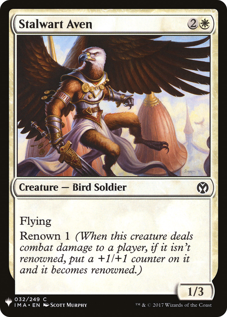 Stalwart Aven [Mystery Booster] | Grognard Games