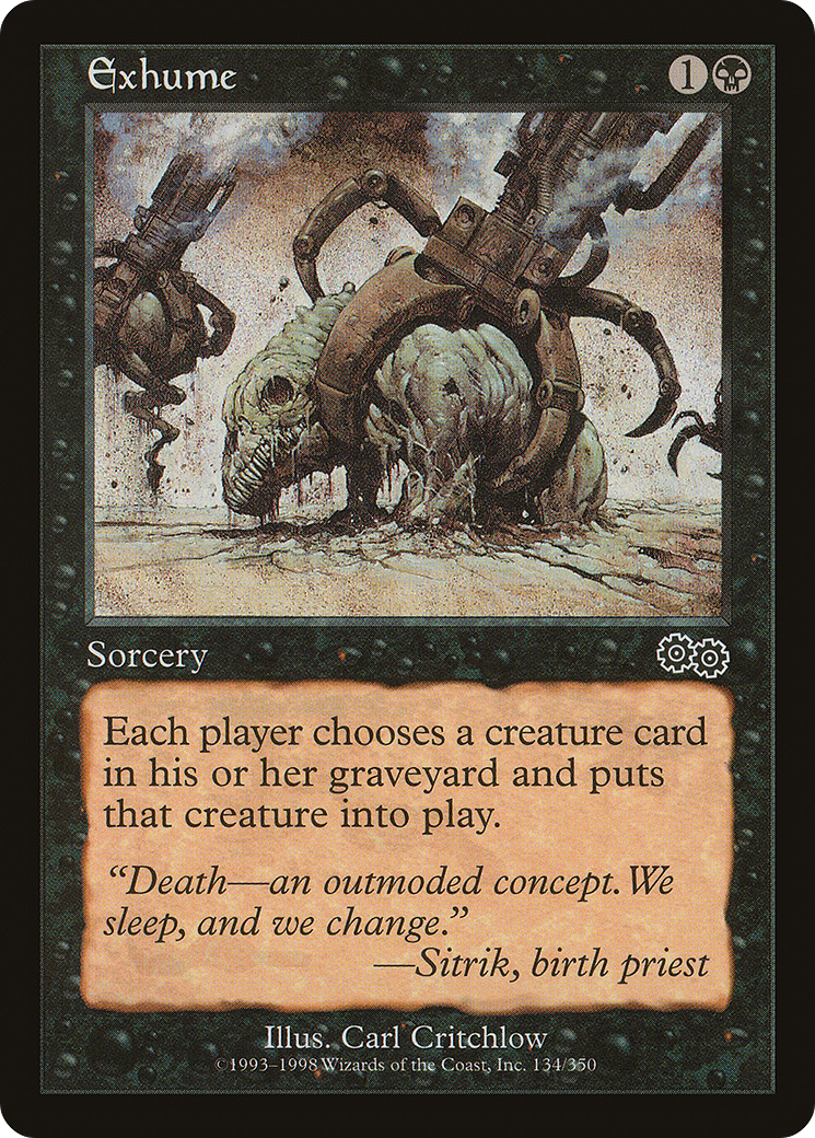 Exhume [Urza's Saga] | Grognard Games