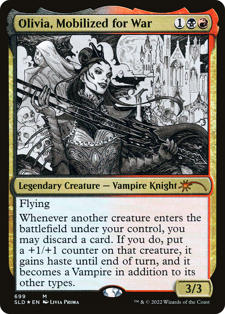 Olivia, Mobilized for War (Sketch) [Secret Lair Drop Promos] | Grognard Games