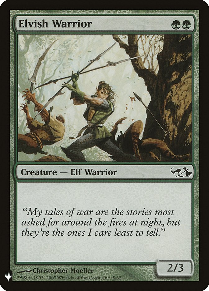 Elvish Warrior [Mystery Booster] | Grognard Games