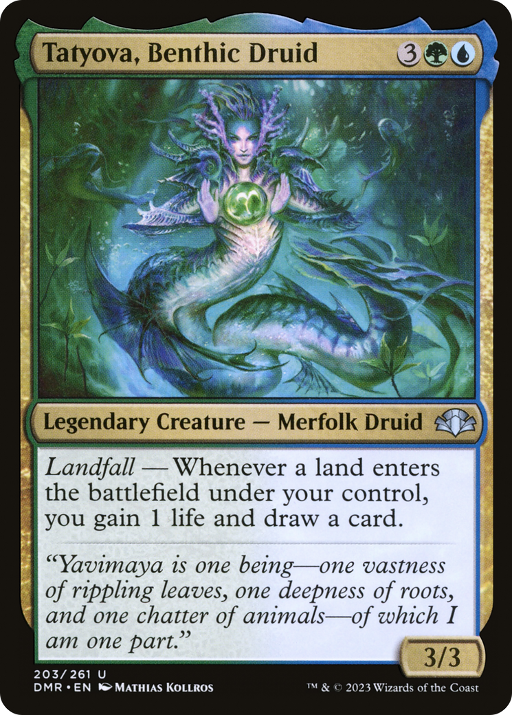 Tatyova, Benthic Druid [Dominaria Remastered] | Grognard Games