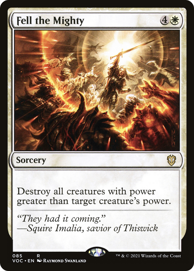 Fell the Mighty [Innistrad: Crimson Vow Commander] | Grognard Games