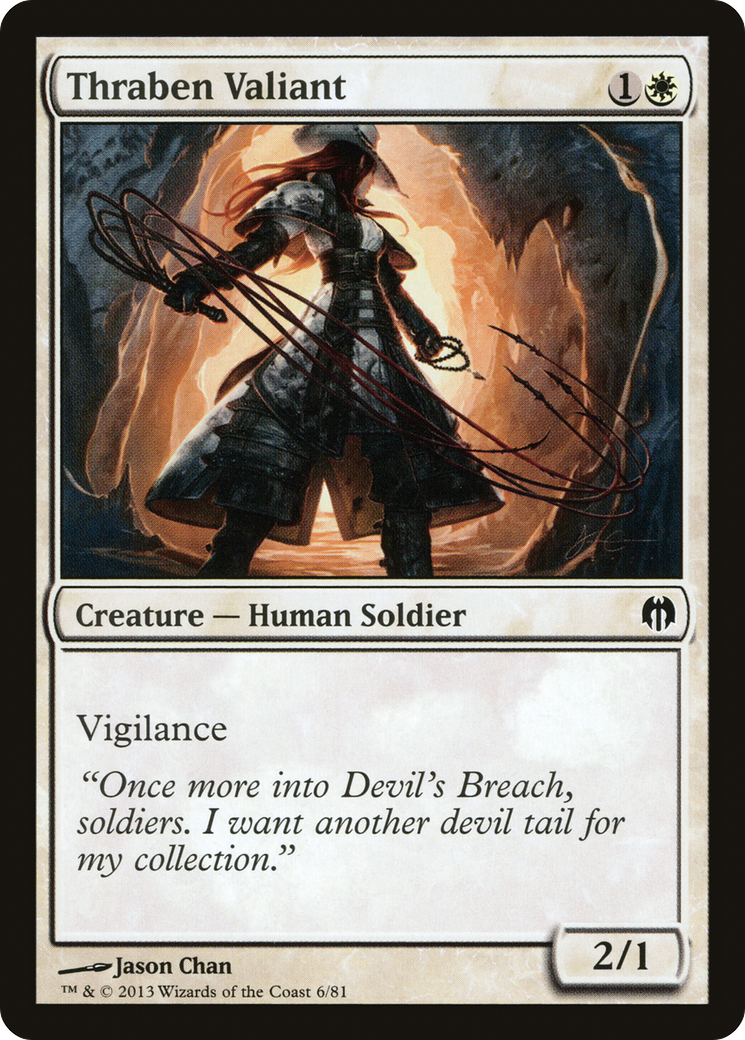Thraben Valiant [Duel Decks: Heroes vs. Monsters] | Grognard Games