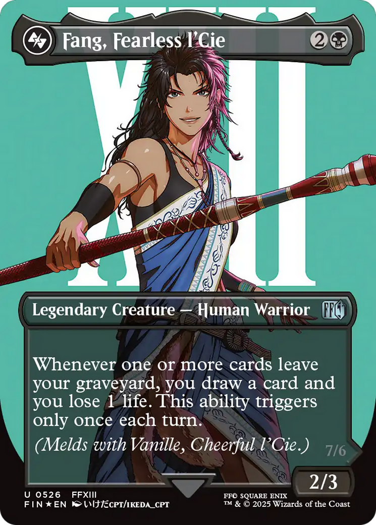 Fang, Fearless l'Cie (Borderless) (Surge Foil) [FINAL FANTASY] | Grognard Games