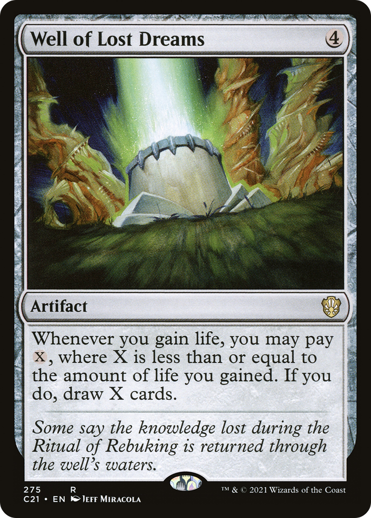 Well of Lost Dreams [Commander 2021] | Grognard Games