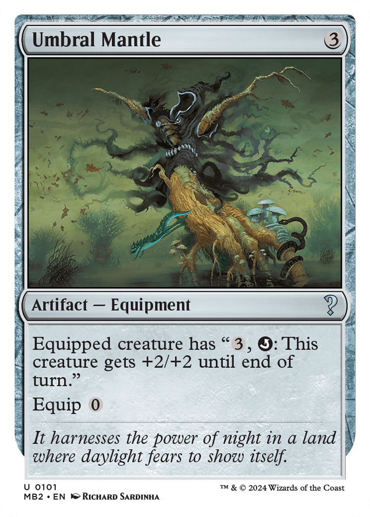 Umbral Mantle (White Border) [Mystery Booster 2] | Grognard Games
