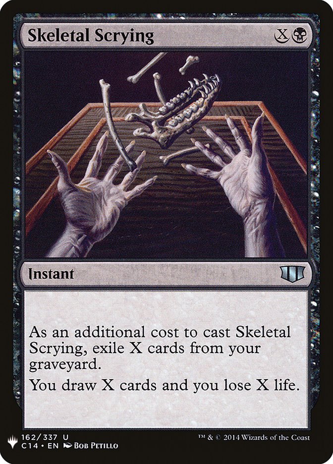 Skeletal Scrying [Mystery Booster] | Grognard Games