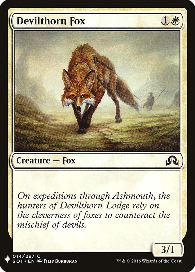 Devilthorn Fox [Mystery Booster] | Grognard Games