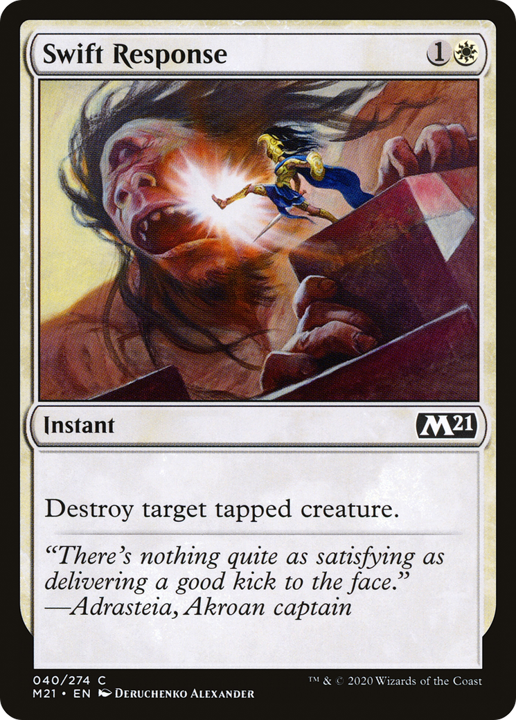 Swift Response [Core Set 2021] | Grognard Games