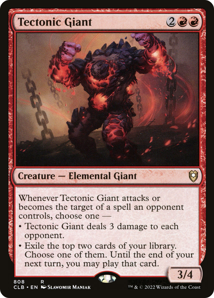 Tectonic Giant [Commander Legends: Battle for Baldur's Gate] | Grognard Games