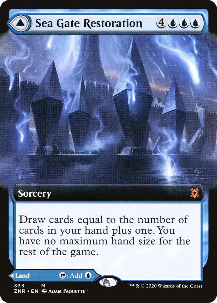 Sea Gate Restoration // Sea Gate, Reborn (Extended) [Zendikar Rising] | Grognard Games