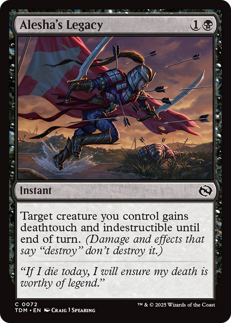 Alesha's Legacy [Tarkir: Dragonstorm] | Grognard Games