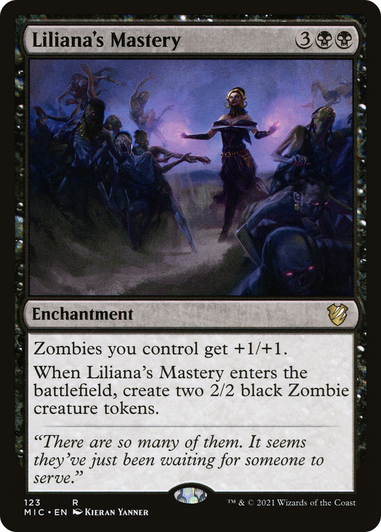 Liliana's Mastery [Innistrad: Midnight Hunt Commander] | Grognard Games