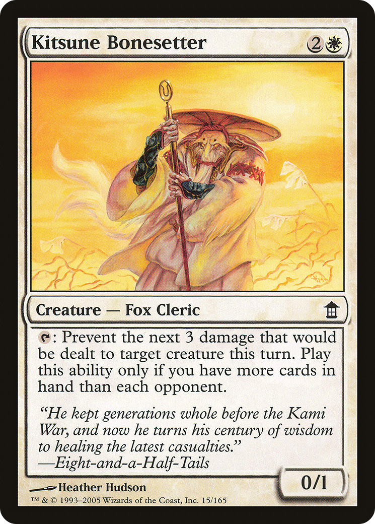 Kitsune Bonesetter [Saviors of Kamigawa] | Grognard Games