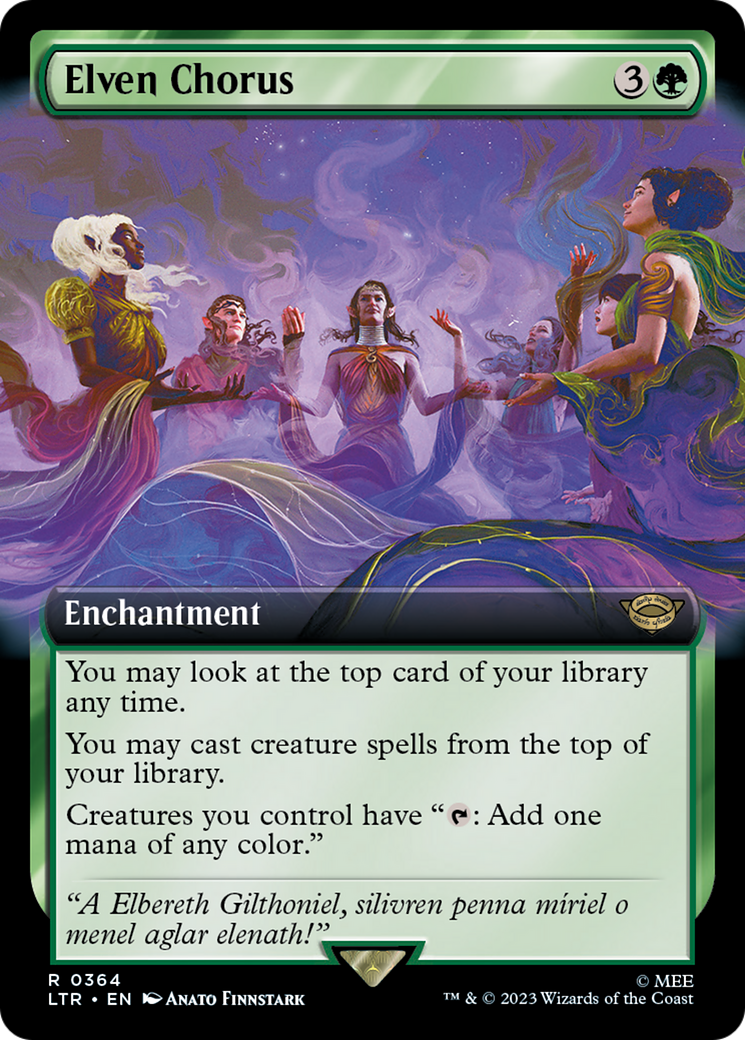 Elven Chorus (Extended Art) [The Lord of the Rings: Tales of Middle-Earth] | Grognard Games