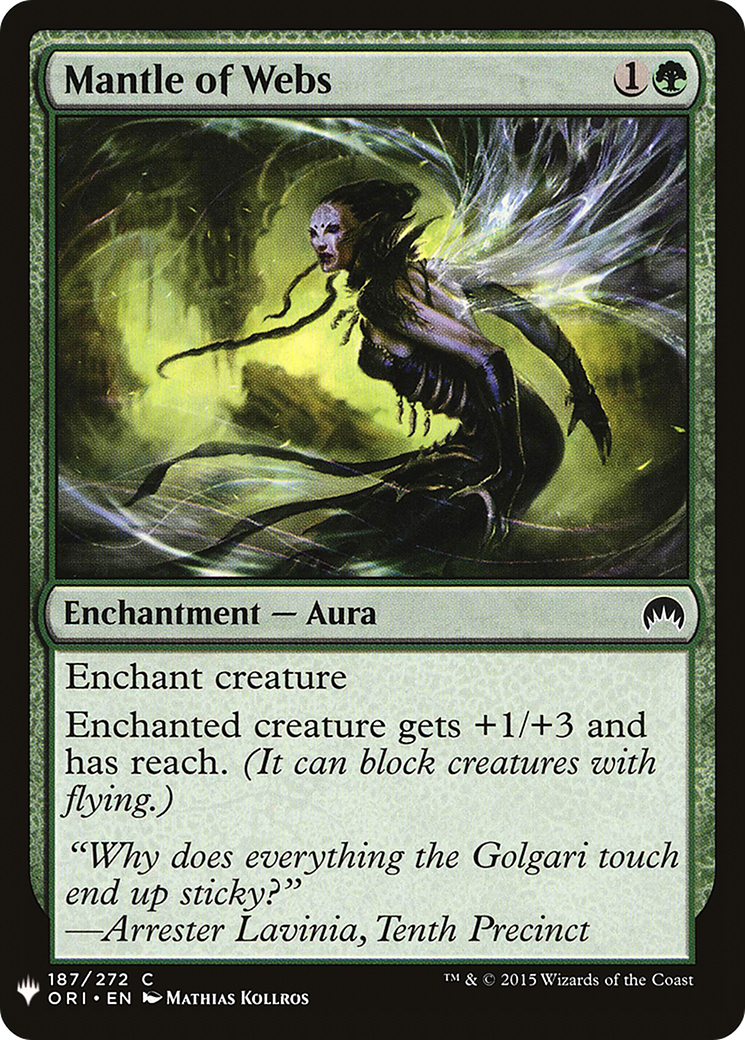 Mantle of Webs [Mystery Booster] | Grognard Games