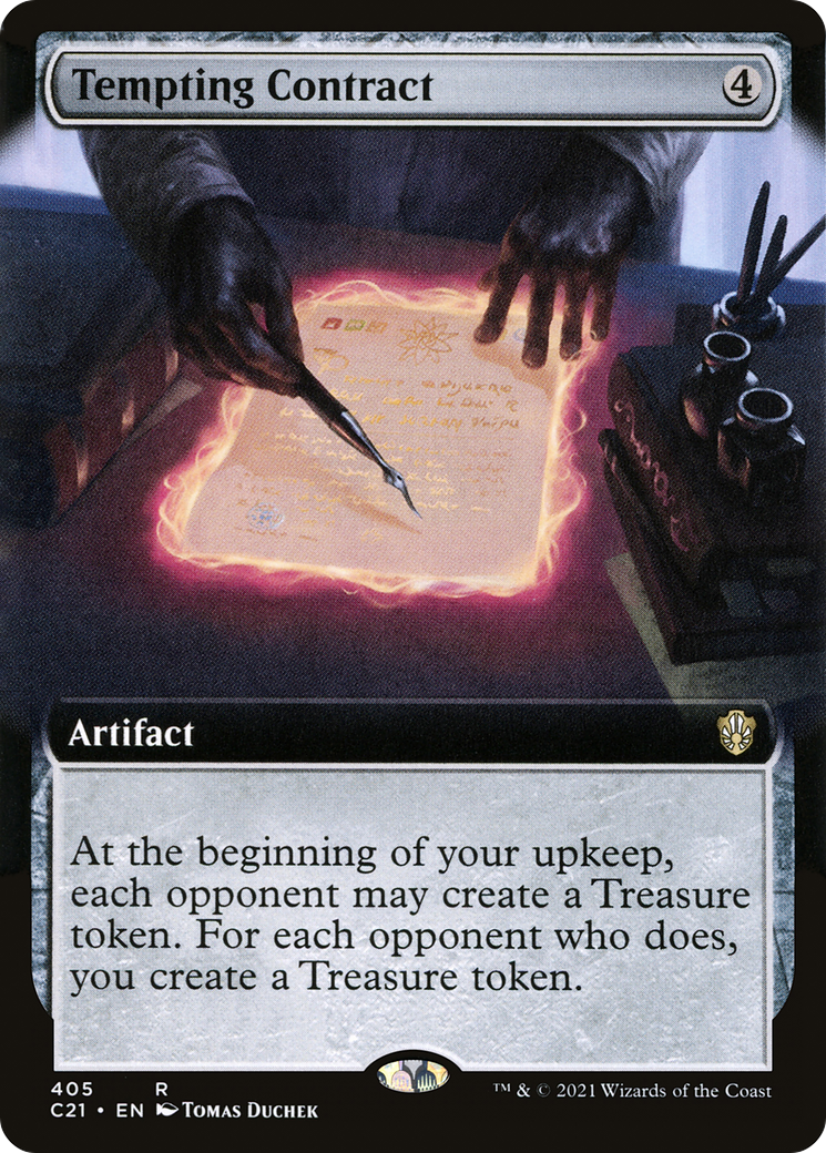 Tempting Contract (Extended) [Commander 2021] | Grognard Games