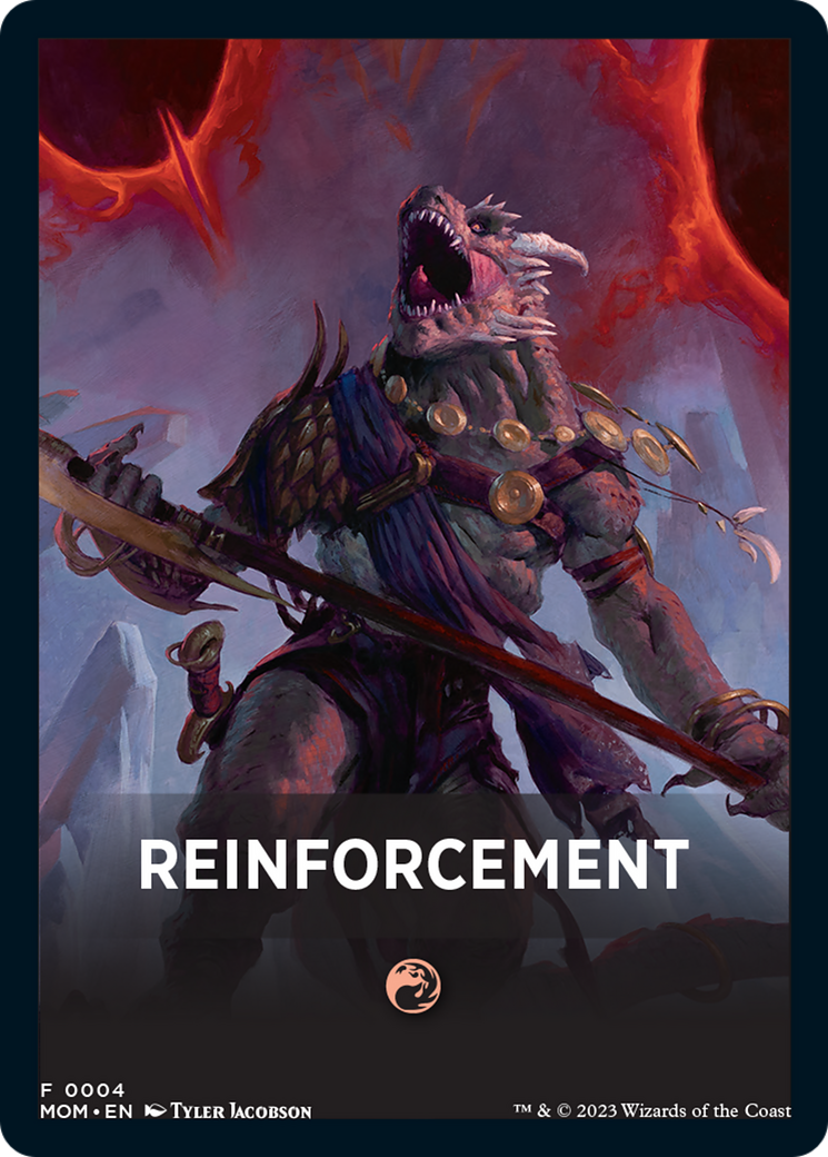 Reinforcement Theme Card [March of the Machine Tokens] | Grognard Games