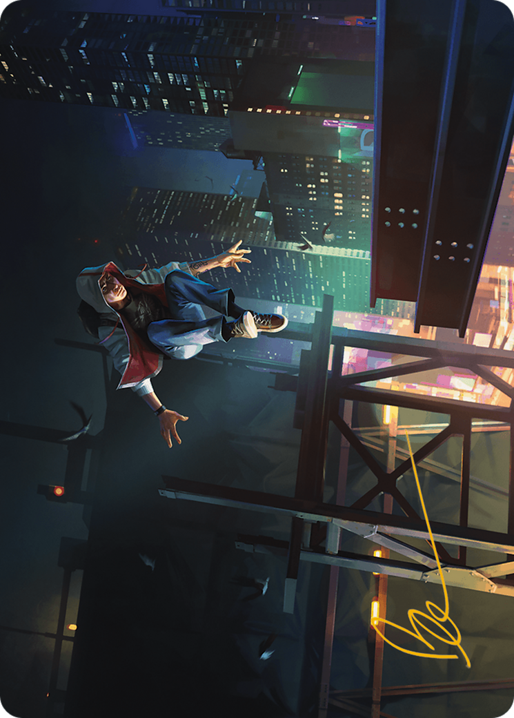 Desmond Miles Art Card (Gold-Stamped Signature) (ASACR-002) - Assassin's Creed Art Series (Borderless) | Grognard Games