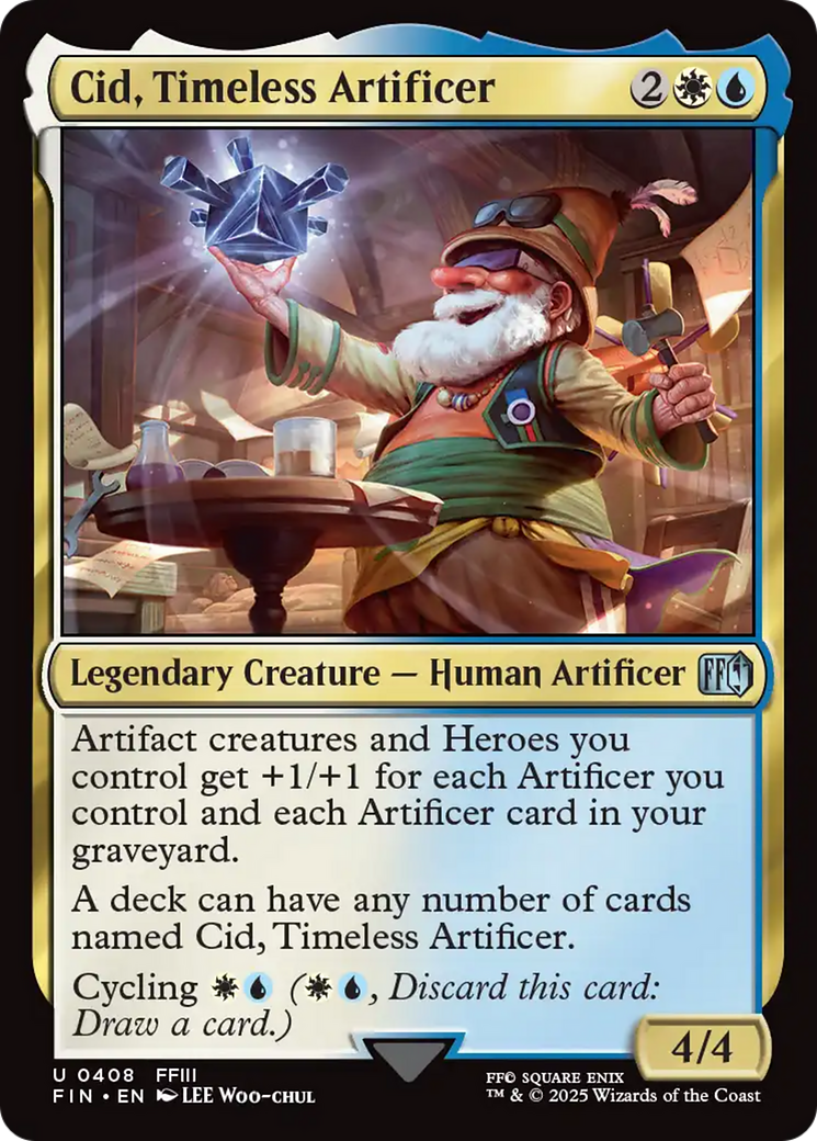 Cid, Timeless Artificer (0408) [FINAL FANTASY] | Grognard Games