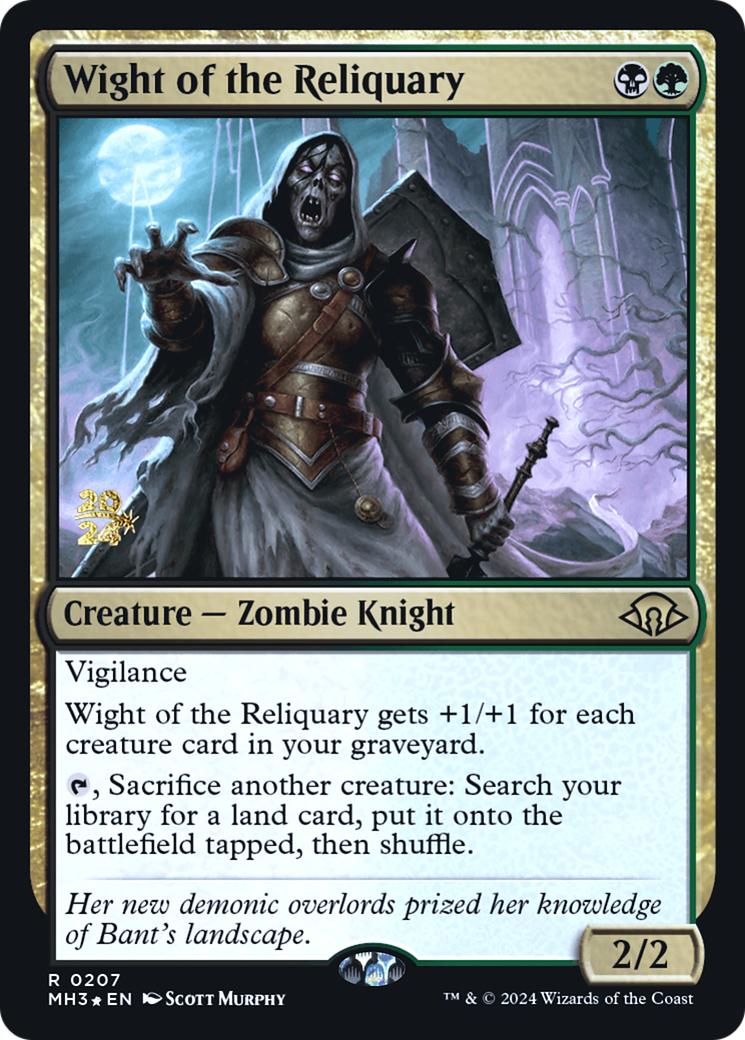 Wight of the Reliquary [Modern Horizons 3 Prerelease Promos] | Grognard Games