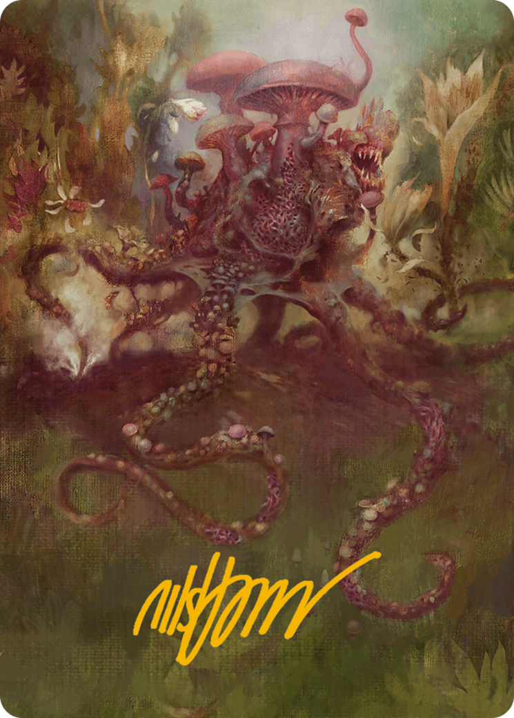 Sowing Mycospawn Art Card (Gold-Stamped Signature) [Modern Horizons 3 Art Series] | Grognard Games