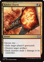 Rakdos Charm [Duskmourn: House of Horror Commander] | Grognard Games