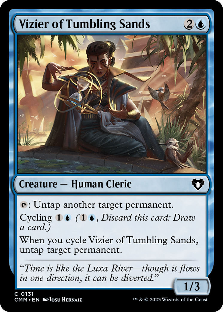 Vizier of Tumbling Sands [Commander Masters] | Grognard Games
