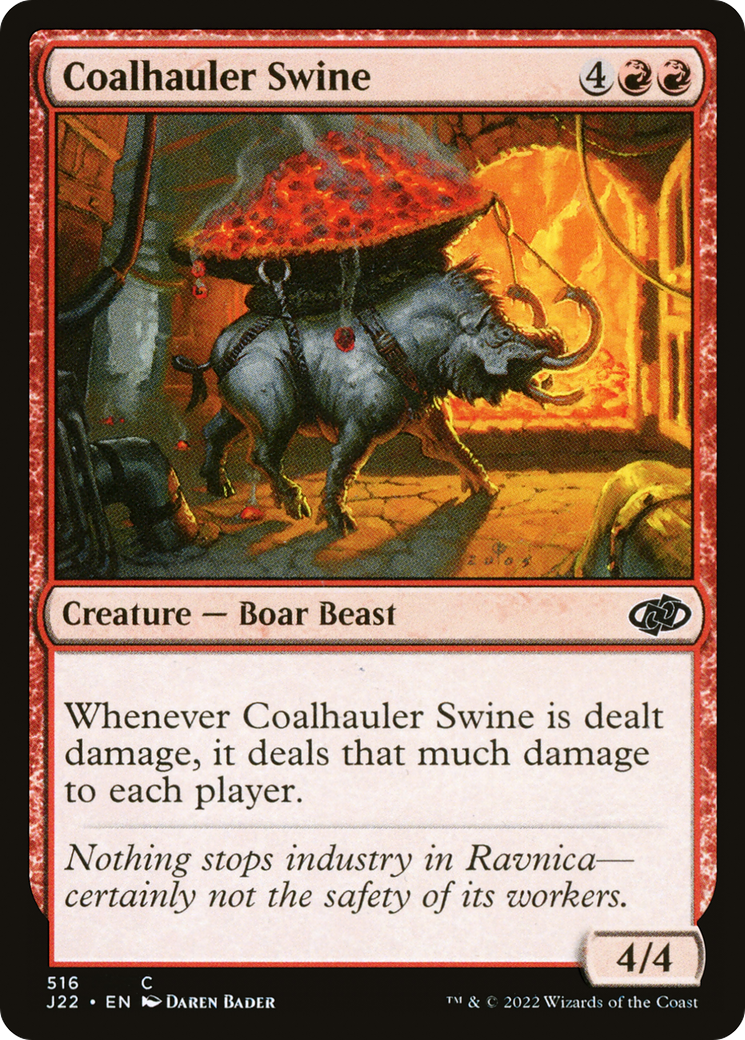Coalhauler Swine [Jumpstart 2022] | Grognard Games