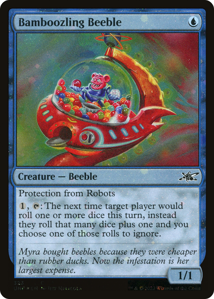 Bamboozling Beeble (Galaxy Foil) [Unfinity] | Grognard Games
