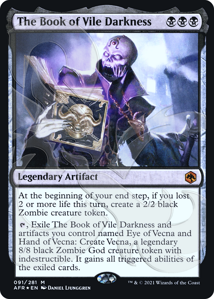 The Book of Vile Darkness (Ampersand Promo) [Dungeons & Dragons: Adventures in the Forgotten Realms Promos] | Grognard Games