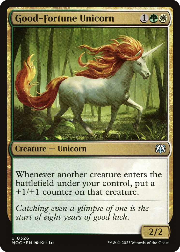 Good-Fortune Unicorn [March of the Machine Commander] | Grognard Games