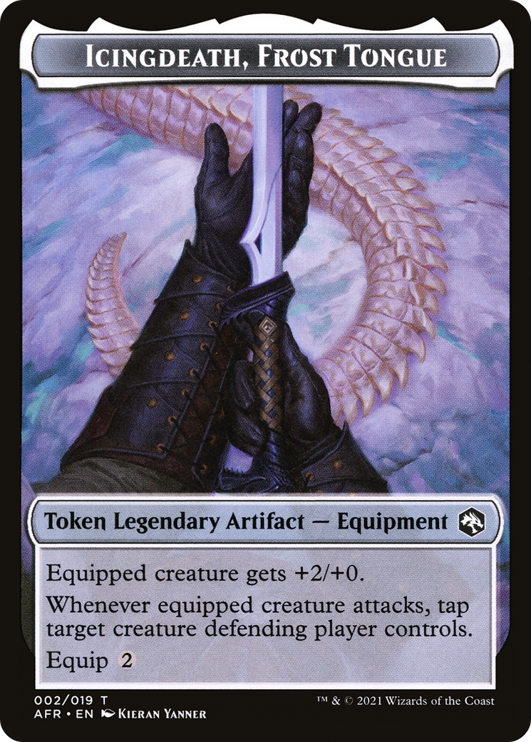 Icingdeath, Frost Tongue Token [Dungeons & Dragons: Adventures in the Forgotten Realms Tokens] | Grognard Games