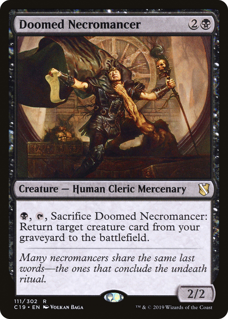 Doomed Necromancer [Commander 2019] | Grognard Games