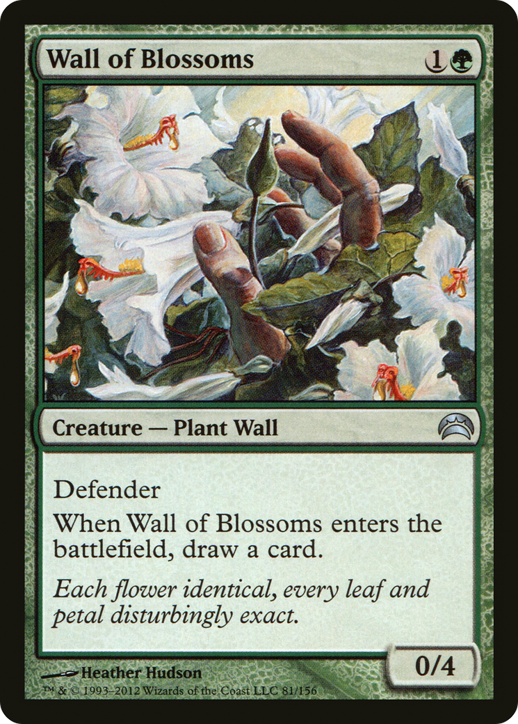 Wall of Blossoms (PC2-081) - Planechase 2012 Foil | Grognard Games