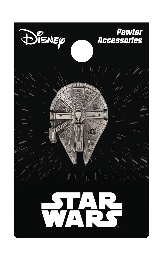 Millennium Falcon Star Wars 1" Pewter Pin | Grognard Games