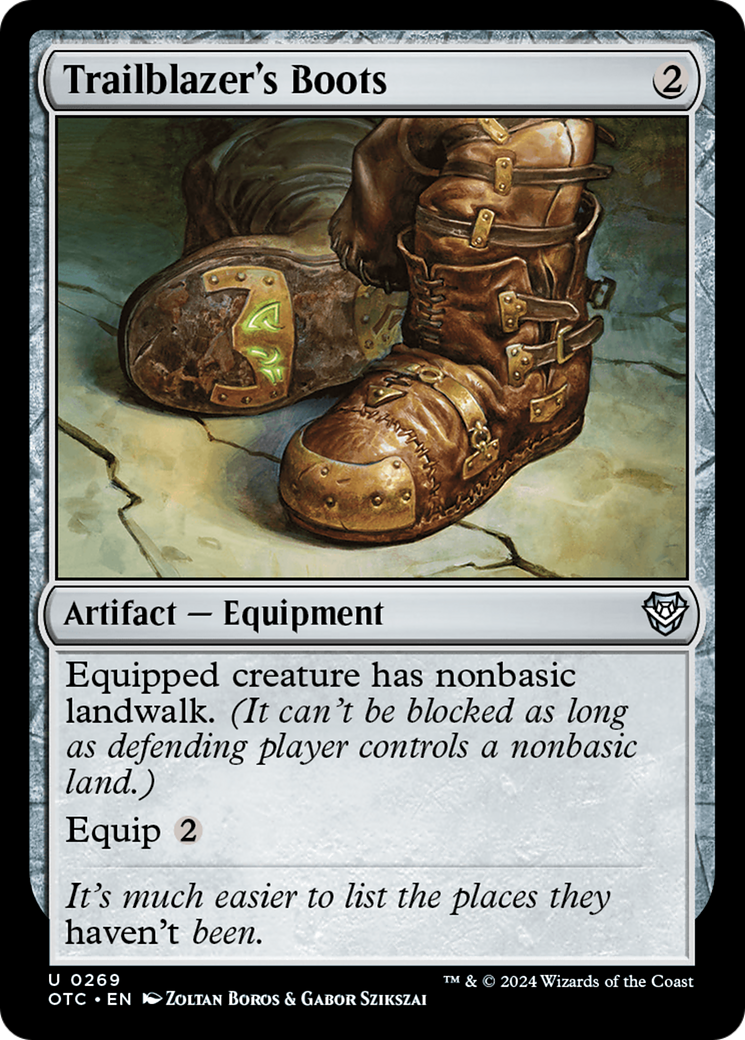 Trailblazer's Boots [Outlaws of Thunder Junction Commander] | Grognard Games