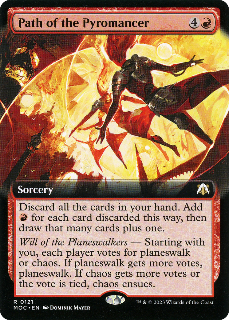 Path of the Pyromancer (Extended Art) [March of the Machine Commander] | Grognard Games