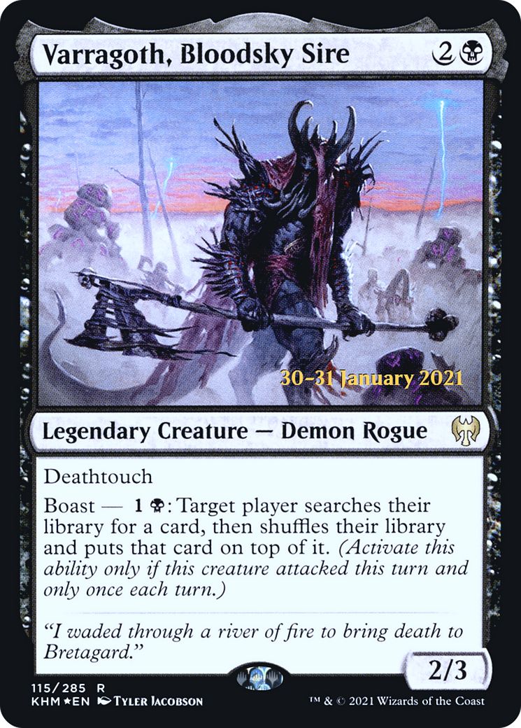 Varragoth, Bloodsky Sire [Kaldheim Prerelease Promos] | Grognard Games
