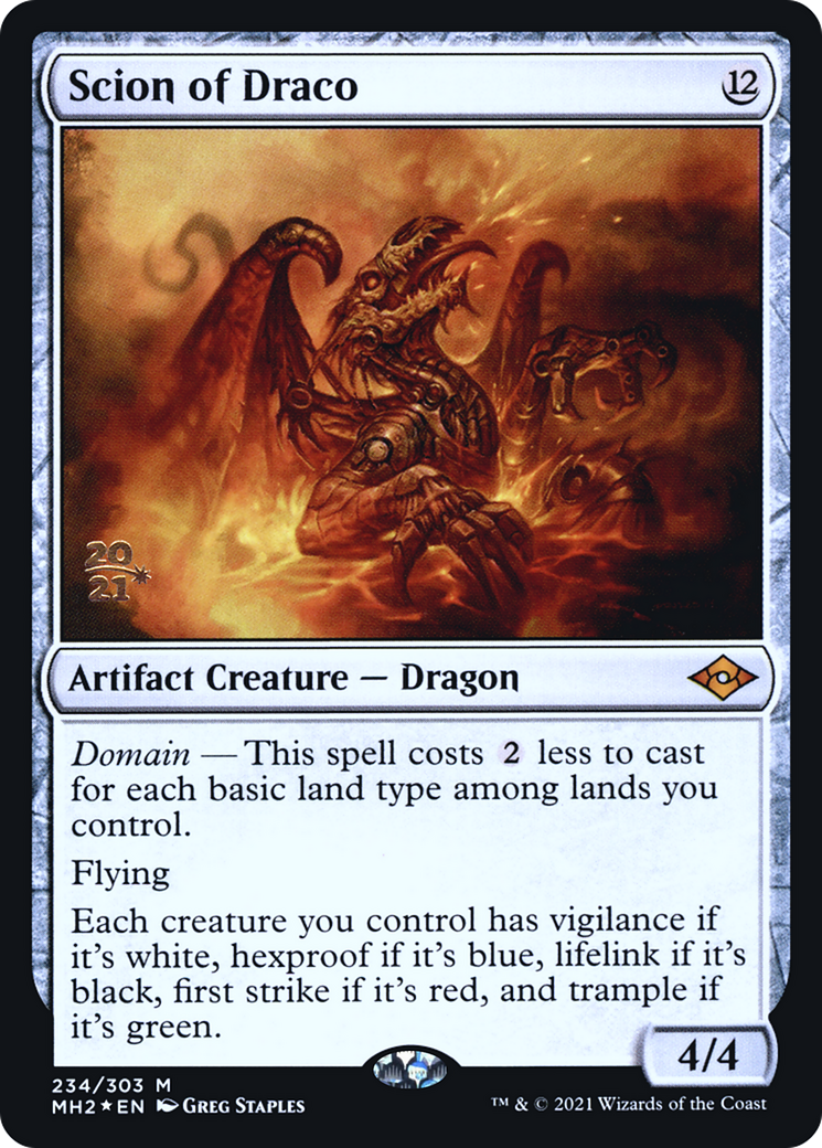 Scion of Draco [Modern Horizons 2 Prerelease Promos] | Grognard Games