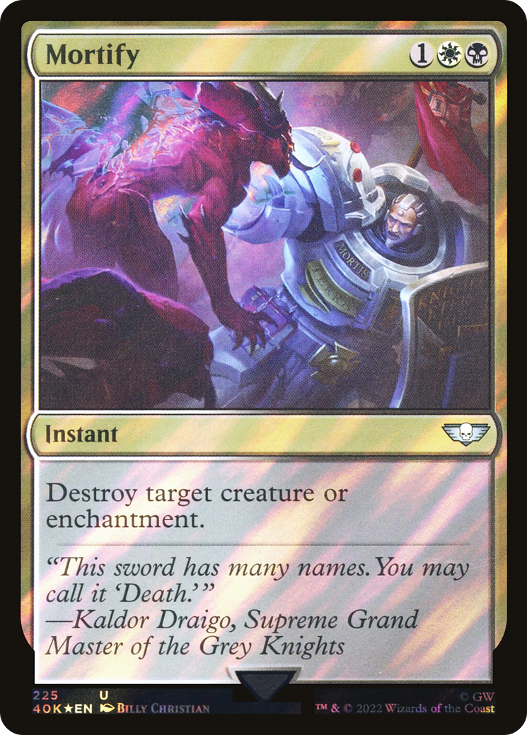 Mortify (Surge Foil) [Universes Beyond: Warhammer 40,000] | Grognard Games