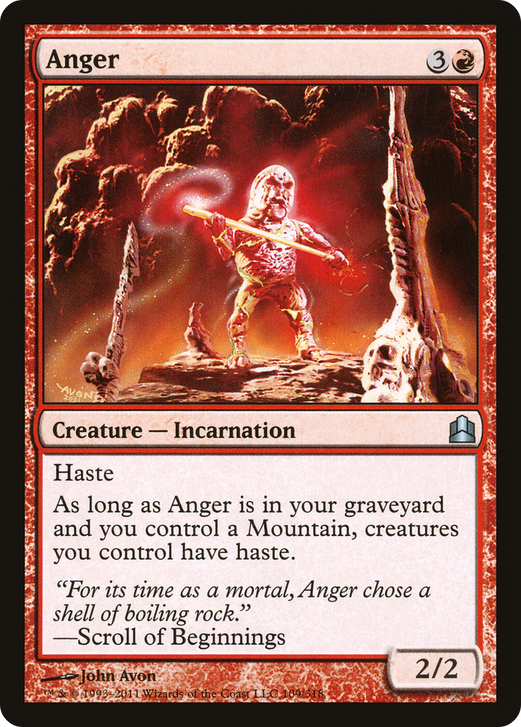Anger [Commander 2011] | Grognard Games