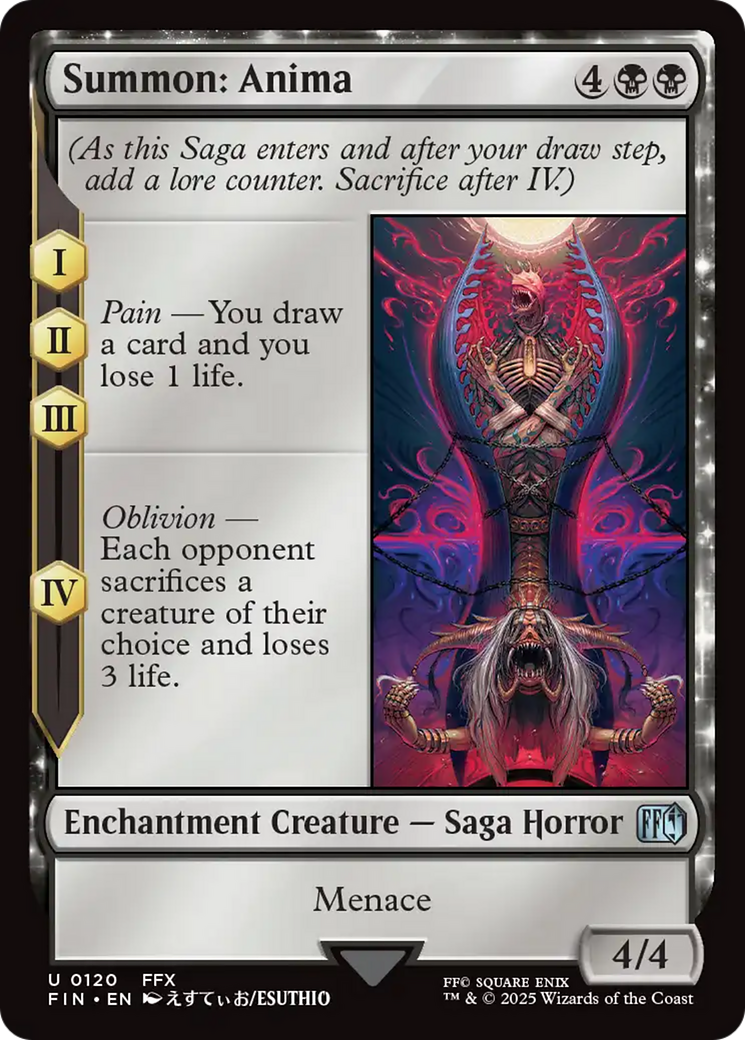 Summon: Anima (FIN-120) - FINAL FANTASY Foil | Grognard Games