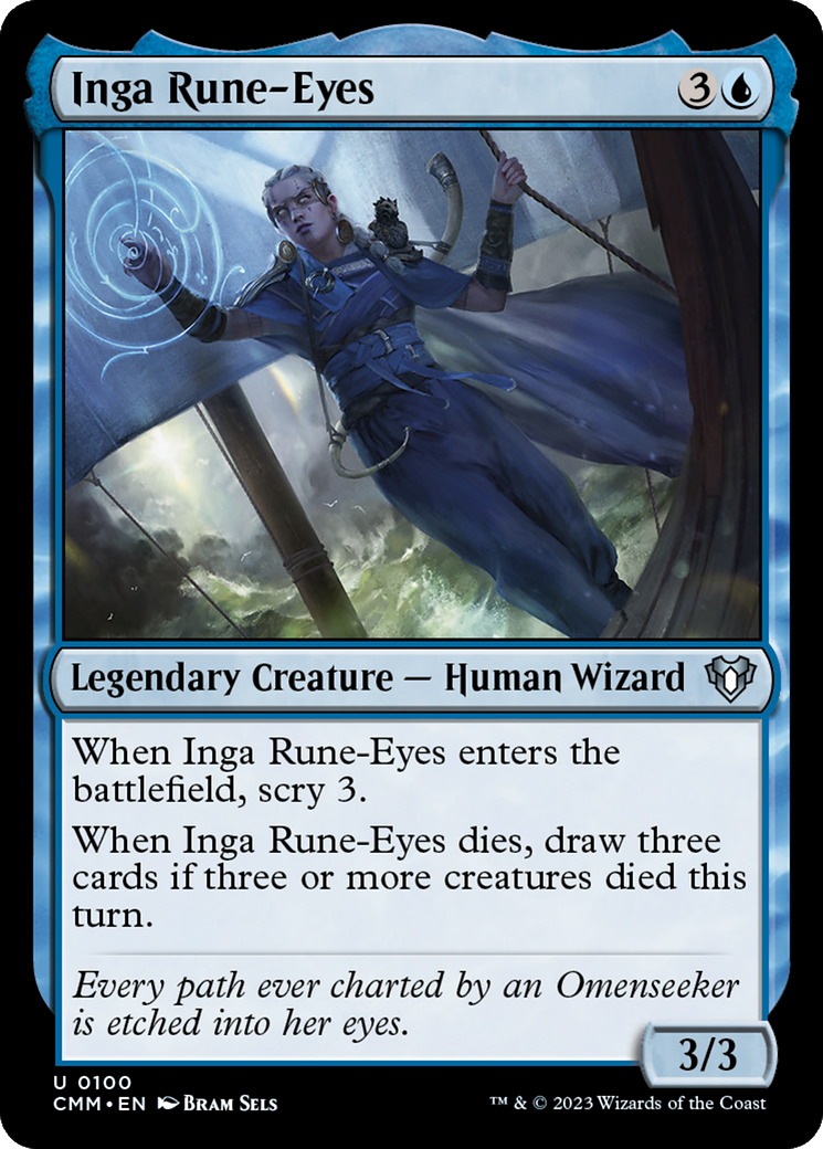 Inga Rune-Eyes [Commander Masters] | Grognard Games