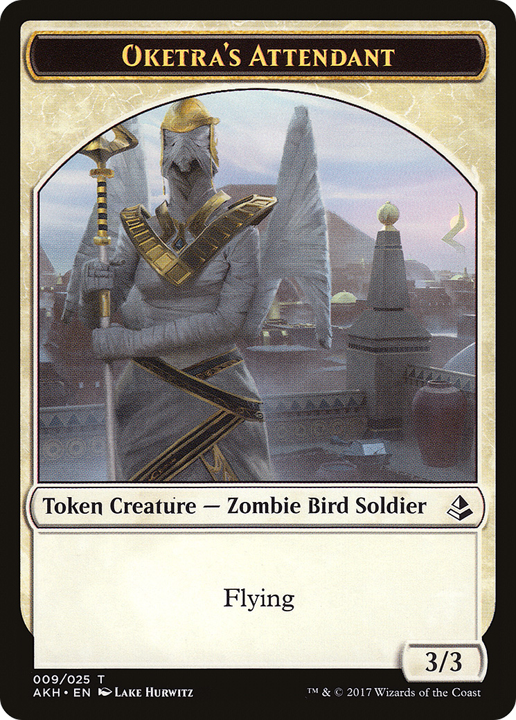 Oketra's Attendant (AKH-009) - Amonkhet Tokens Foil | Grognard Games